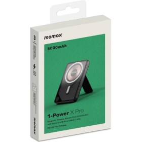 Resim Momax Power x Pro 5000 mAh Dahili Usb-C Kablolu Magsafe Powerbank 