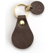 Resim Ca-Leather Deri Klasik Stil Anahtarlık No:2 Kahverengi 