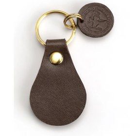 Resim Ca-Leather Deri Klasik Stil Anahtarlık No:2 Kahverengi 