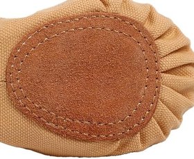 Resim Rosefinch Kızlar için Bale Ayakkabıları Bölünmüş Taban Tuval Çocuklar Düz Yumuşak Jimnastik Dans Terliği 