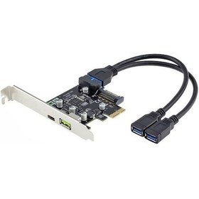 Resim 2 Port Usb 3.0 Dişi Anakart 20 Pin 2Xusb Uzatma Kablosu 19 Pin 