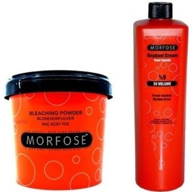 Resim Morfose Mavi Toz Saç Açıcı Oryal 1 KG + 30 Vol Oksidan 1 L 