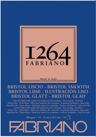 Resim Fabriano 1264 Bristol Smooth Bristol Çizim Defteri 200 G A4 50 