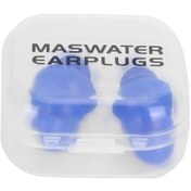 Resim Yüzme Ve Uyku İçin Yeniden Kullanılabilir Su Geçirmez Silikon Kulak Tıkacı Gürültü Önleyici Mavi Kül 