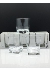 Resim Paşabahçe 41290 Carre Viski Bardağı 3 Lü 