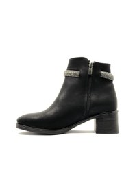 Resim Asya Bilek Şerit Taş Kemerli Kısa Topuklu Kadın Bot 001 