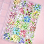 Resim 1 Kutu Tırnak Sanatı Süsleri - Tatlı Gül Bahçesi Çiçek ve Yaprak Tasarımı, Alkol İçermeyen DIY Tırnak Sanatı Kiti, Çeşitli Renkler, Dayanıklı Tırnak Sanatı Malzemeleri, Manikür ve Pedikür için, Tırnak Sanatı Malzemeleri, Manikür Temelleri, Zarif Tırnak Tasarımı, Alkol İçermeyen Formül, Tırnak Parçaları, Tırnak Şansları, Tırnak Süsleri / Tırnak Dekorasyonu, Tırnak Still Life 