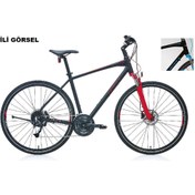 Resim Carraro 28j Sportıve 227 Şehir Bisikleti - Mat Siyah Mavi - 45 Kadro 