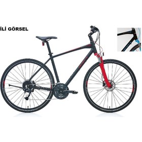 Resim Carraro 28j Sportıve 227 Şehir Bisikleti - Mat Siyah Mavi - 45 Kadro 
