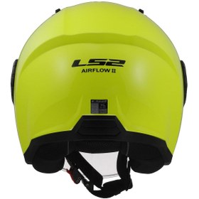 Resim Ls2 Airflow 2 Açık Yarım Kask Neon Sarı 