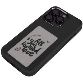 Resim İphone Uyumlu 15 Pro Zore Ekranı Yansıtan Zore Akıllı Nfc Kılıf-siyah Siyah 