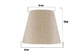 Resim 22'LİK ABAJUR ŞAPKASI / PVC KUMBEJİ 