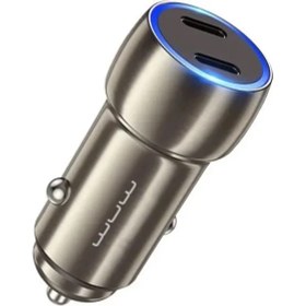 Resim Coverzone 40W Çift USB C Çıkışlı Hızlı Şarj Araç Çakmak Şarj Cihazı 