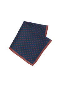 Resim AC&Co / Altınyıldız Classics Altınyıldız Classics Erkek Lacivert - Bordo Desenli Lacivert - Bordo Klasik Mendil 4A2922200019Lbrstn Lacivert - Bordo 