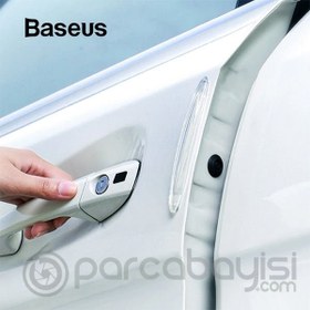 Resim Baseus Airbag Bumper-Araç Şeffaf Tampon Scratch Çizik Koruyucu 4 adet Set 