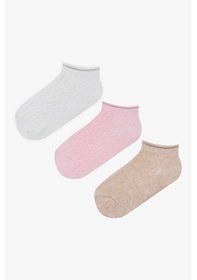 Resim Penti Kız Çocuk Dreamy 3lü Çok Renkli Patik Çorap 