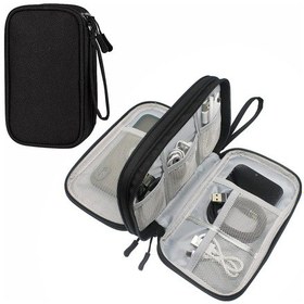 Resim Lemestar Telefon, Power Bank, Şarj Cihazı, Kablo Ve Kulaklık İçin Taşınabilir Elektronik ,siyah 