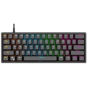 Resim Maiyame Bajeal Mekanik Klavye 61 Tuşlu Oyun Klavyesi Yüksek Kaliteli Mavi Anahtarlar Dayanıklı Ve Klavye 