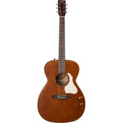 Resim Art & Lutherie Legacy Q-discrete Concert Hall Elektro Akustik Gitar (Havana Brown) 