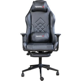 Resim Carbon Deri, Ayak Uzatmalı Hype Model Oyuncu Koltuğu 