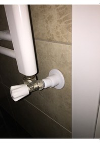 Resim Boru Gizleme Havlupan Ayarlı Beyaz 