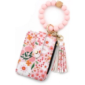 Resim Yystore Tıktok Pop Kart Sünnet Silikon Bilezler Sevimli Çoklu Kolye Açık Pembe 