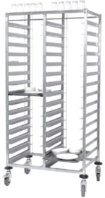 Resim Pimak Mutfak Bulaşık Arabası Küvet Taşıma 1/1 44 x 63 x 172 (cm) 