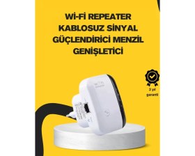 Resim MiraLive Wireless-N Wifi Repeater 300 Mbps Sinyal Güçlendirici 