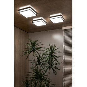 Resim Sıva Üstü LED Armatür, Banyo, Balkon, Salon Tavan ve Duvar Armatürü 24WAT Beyaz 