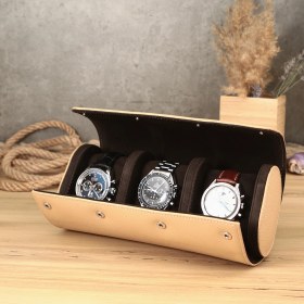 Resim Onywatch Saat Kutusu Doğal Deri / Saat Kutuları / Watch Box / Saat Rollu / Watch Roll 