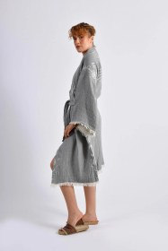Resim Brandsmithshop Gri Crescent Eye Kimono Çok Renkli 