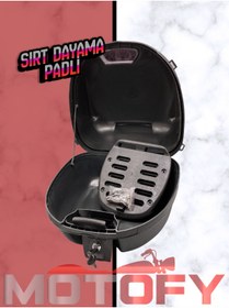 Resim MOTOFY TİEN MOTOSİKLET ÇANTASI TOPCASE SIRT TAYAMA PADLİ 35 LİTRE 
