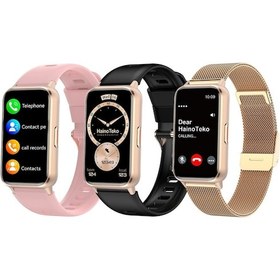 Resim Haino Teko 28 Bluetooth Arama 3 Kordon Set Amoled Akıllı Saat (İthalatçı Garantili) 