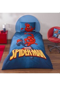 Resim Taç Lisanslı Spiderman Classical Tek Kişilik Pamuk Nevresim Takımı 000000001000050249 Çok Renkli 