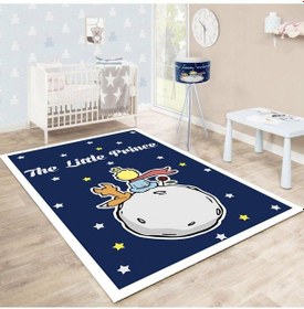 Resim Küçük Prens Çocuk Odası Halısı Çok Renkli 