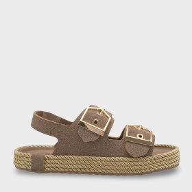 Resim Capone Outfitters Faith Metal Tokalı Konfor Kadın Sandalet 