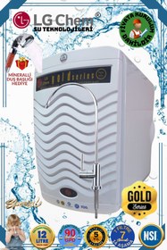 Resim LG Chem GOLD MONTAJ DAHİL 12 LİTRE 7 FİLTRE 14 AŞAMA SU ARITMA CİHAZI 
