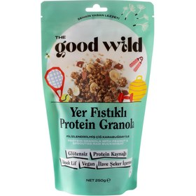 Resim THE GOOD WILD Yer Fıstıklı Protein Granola 250g 