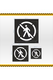 Resim isgtabelam 60x60 Cm/kompozit /Yaya Giremez Boyama Şablonu 