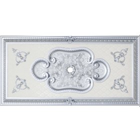 Resim Dikdörtgen Gümüş Saray Tavan Göbek 60*120 cm 