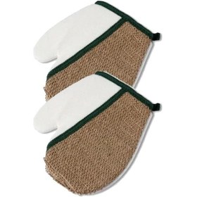 Resim Tarko Lionesse R-406 Spa Ramie Kese Eldiven 2'li Çok Renkli 