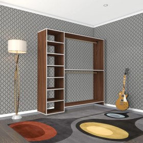 Resim Kenz Life Abdurrahman Giysi Dolabı Modern Tasarım Suntalam Malzeme 180 cm Yükseklik 