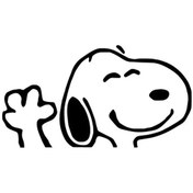 Resim El Sallayan Snoopy Sticker Oto-motor-laptop-duvar-dekor 20 X 10 Cm 