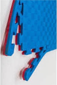 Resim Affectione 10 Adet 26 Mm 100X100 A Kalite Çift Taraflı Tatami Minder Yapboz Spor Salonu Mavi Kırmızı Renk 