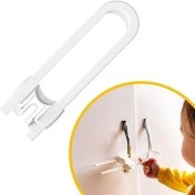 Resim Bebek Çocuk Çekmece ve Dolap Koruma Raylı Güvenlik Sistemi Emniyet Kilidi 