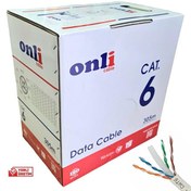 Resim Onli Cat6A 23AWG UTP 305 M Gri Network Kablosu Onli