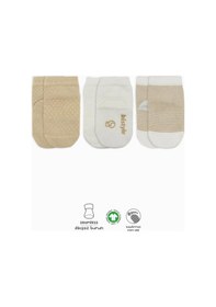 Resim Markaon Nessiworld Puanlı Kaymaz Penye Soket Çorap 3'lü Bs10108 Bej renkli 