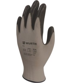 Resim Würth Iş Güvenliği Eldiveni Özel Tasarım Mekanikçi Siyah 