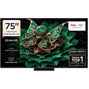 Resim TCL 75C7K 75" 189 Ekran 4K UHD QD-Mini LED 144 Hz Google TV 