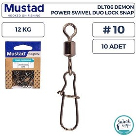 Resim Mustad Demon Dlt06 Klipsli Fırdöndü 10 12kg 10 Adet 